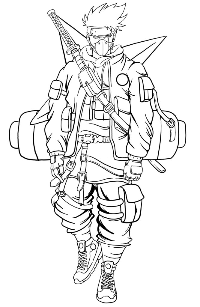 KAKASHI KARAKTER DESAIN