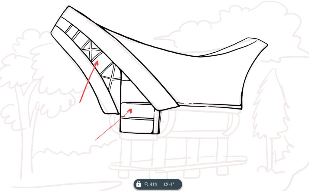 Cara Menggambar Rumah Adat Tongkonan - DIGIBLON